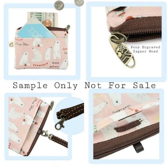 Waterproof Brown Coin Purse & Card Pouch Holder - Picture 3 of 11